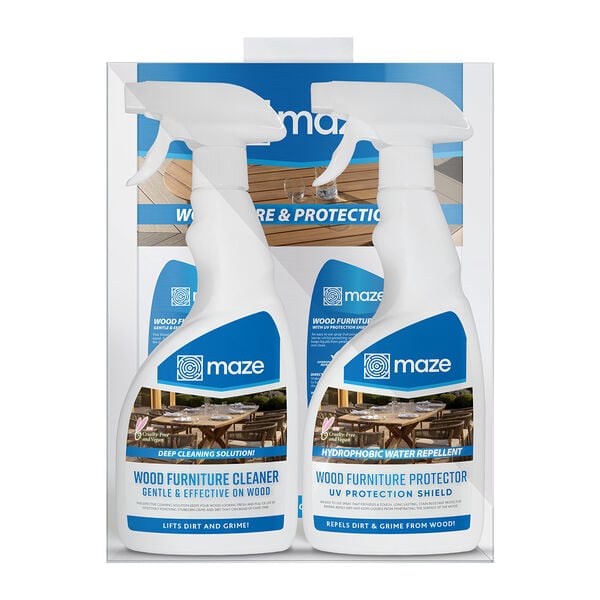 Maze - Wood Garden Furniture Cleaning & Protector Kit