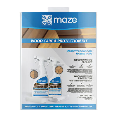 Maze - Wood Garden Furniture Cleaning & Protector Kit product image