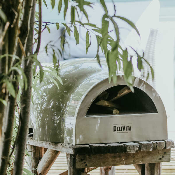 DeliVita - Wood Fired Oven - Olive Green product image