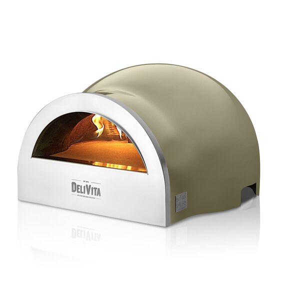 DeliVita - Wood Fired Oven - Olive Green product image