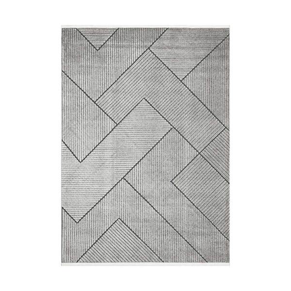 Jazz - Geometric Grey Indoor and Outdoor Rug - 290cm x 190cm product image