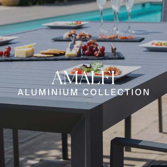 Maze - Amalfi Aluminium Sunlounger - Grey product image