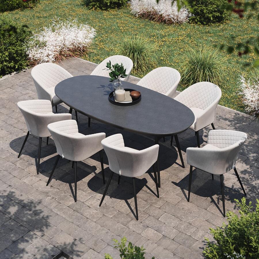 Gallery Detail: Maze Outdoor Fabric Ambition 3 Seat Sofa Set With Oval