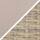 Sand with taupe cushions