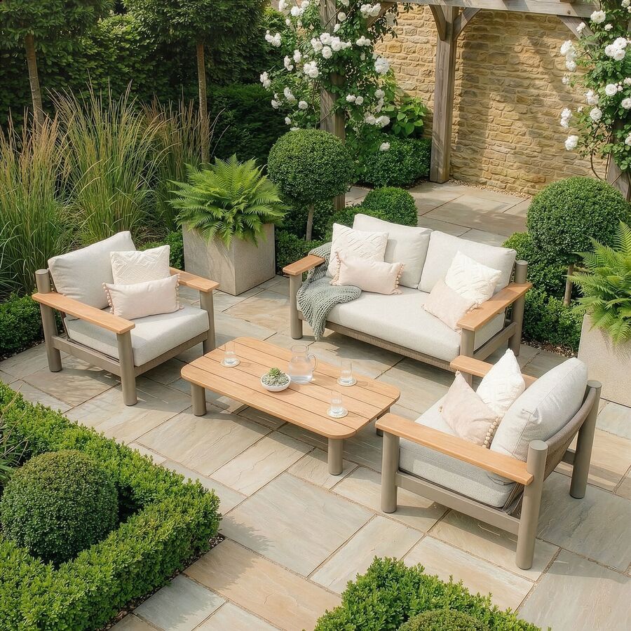 Four seat conservatory sofa set