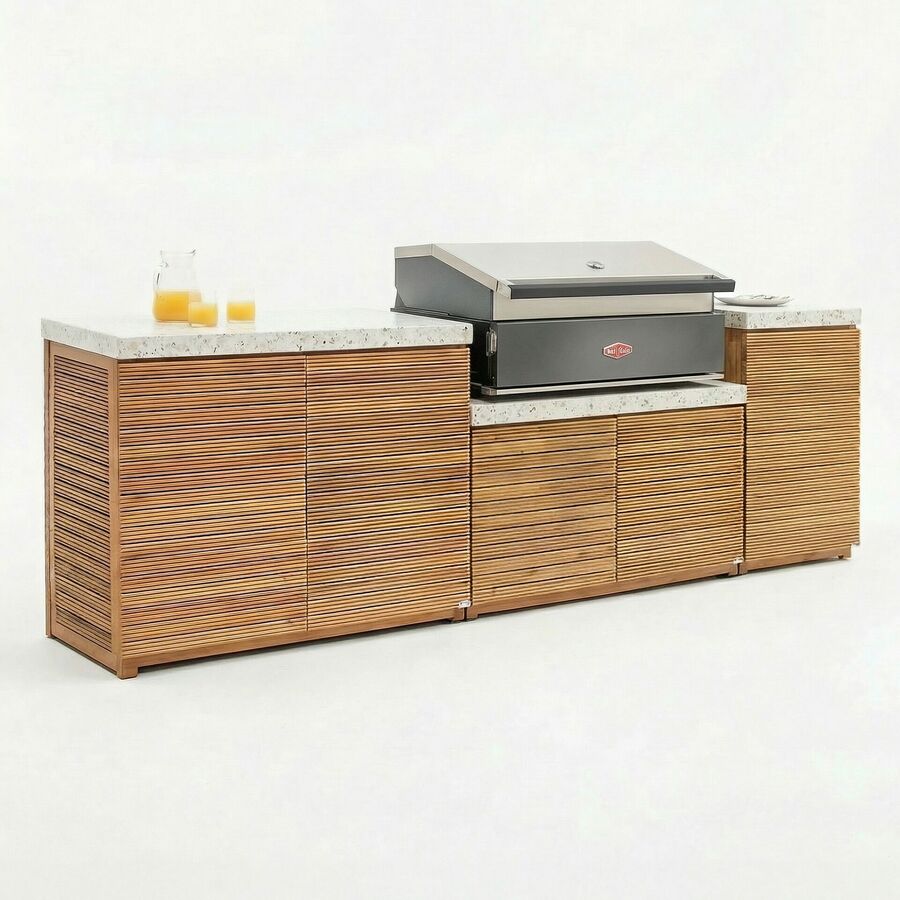 Antigua outdoor kitchen