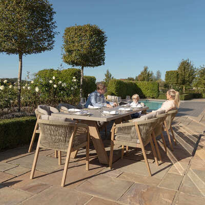 Maze - Martinique Rope Weave 8 Seat Rectangular Dining Set product image