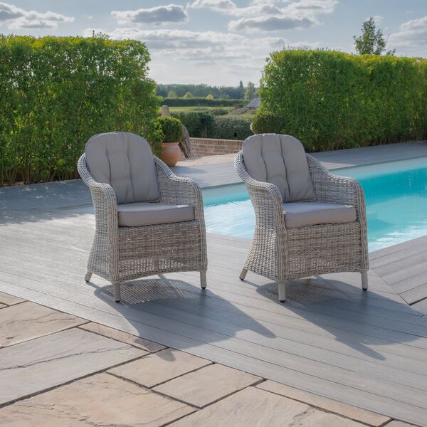 Maze - Jakarta Teak Extending 6 - 10 Seat Rectangular Dining Table with 10 Oxford Heritage Rattan Dining Chairs product image