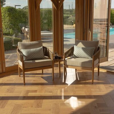 Maze - Porto Rope Weave Lounge Set with Small Round Side Table product image