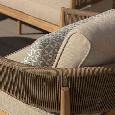Maze - Porto Rope Weave 2 Seat Sofa Set with Pair of Round Coffee Tables & Armchairs product image