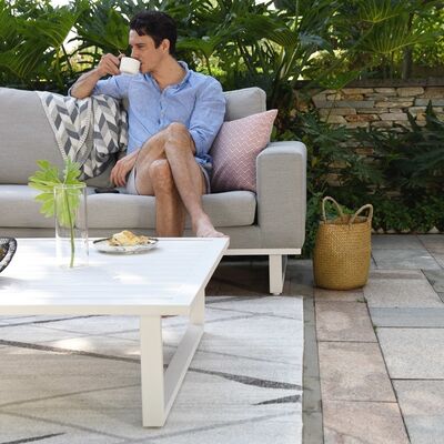 Maze - Outdoor Fabric Ethos 3 Seat Sofa Set - Lead Chine product image