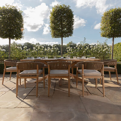 Maze - Porto Rope Weave 8 Seat Rectangular Dining Set product image