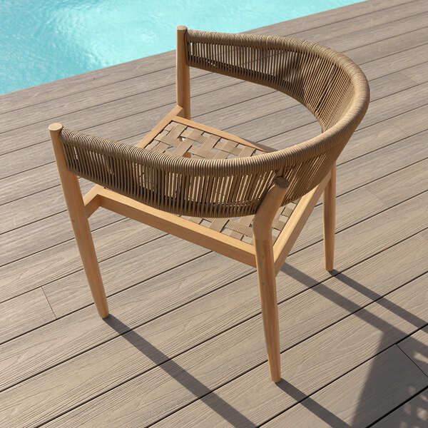 Maze - Porto Rope Weave 8 Seat Rectangular Dining Set product image