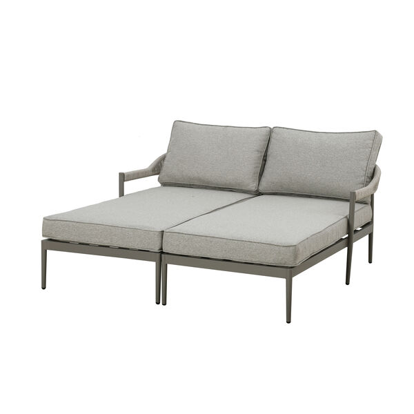 Maze - Florence Rope Weave Double Sunloungers with Round Coffee Table product image