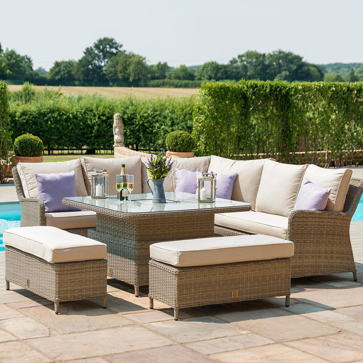 Maze - Winchester Rattan Storage Box | Maze Living