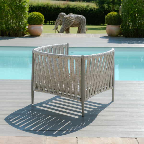 Maze - Milan Rope Weave Lounge Chair - Cool Linen product image