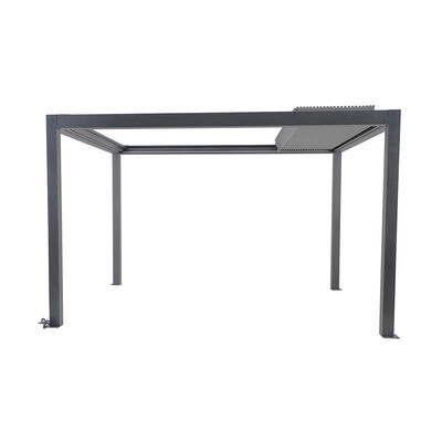 Maze - Solis 3m x 4m Aluminium Garden Pergola with LED Lights & Motorised Retractable Roof product image