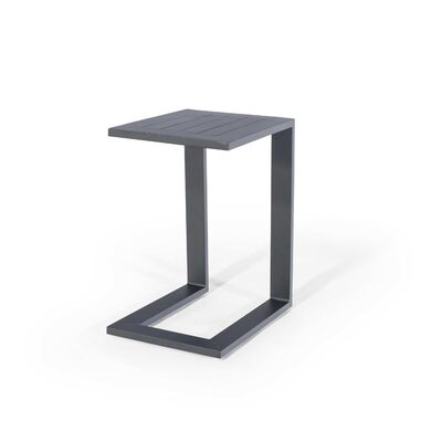 Maze - Outdoor Fabric Aluminium Side Table - Grey product image