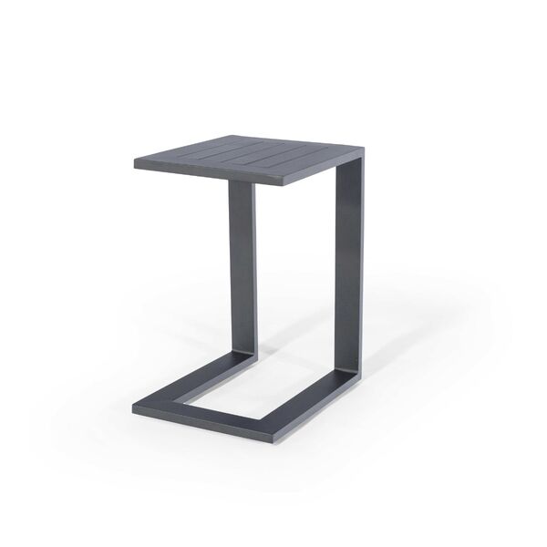 Maze - Outdoor Fabric Aluminium Side Table - Grey product image