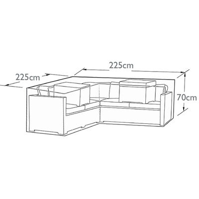 Maze - Corner Group (L-Shaped) - Garden Furniture Cover product image