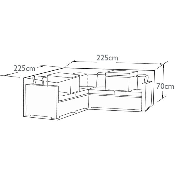 Maze - Corner Group (L-Shaped) - Garden Furniture Cover product image