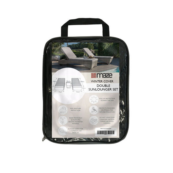 Maze - Double Sunlounger Set - Garden Furniture Cover product image