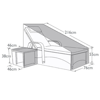 Maze - Florida Lounger Set - Garden Furniture Cover  product image