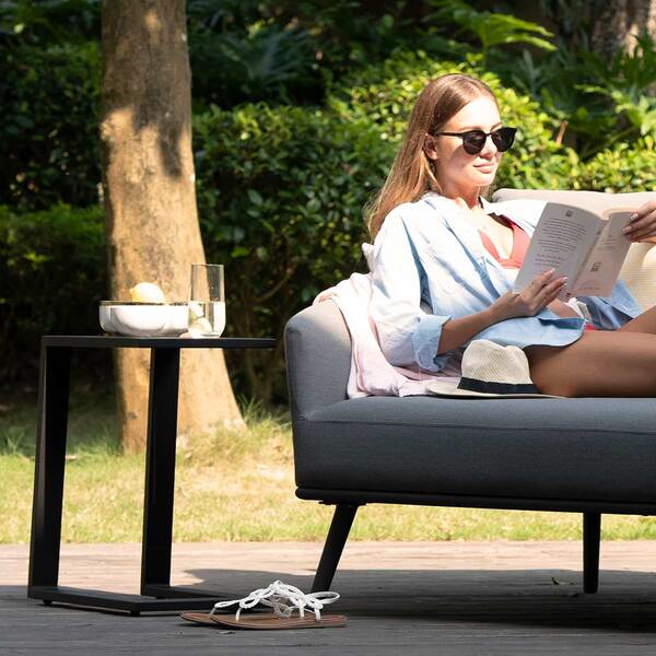 Maze - Outdoor Fabric Aluminium Side Table product image
