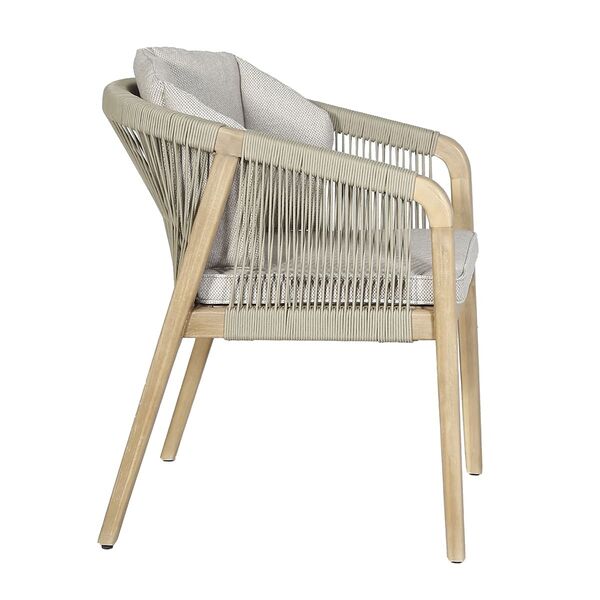 Maze - Martinique Rope Weave 4 Seat Round Dining Set product image