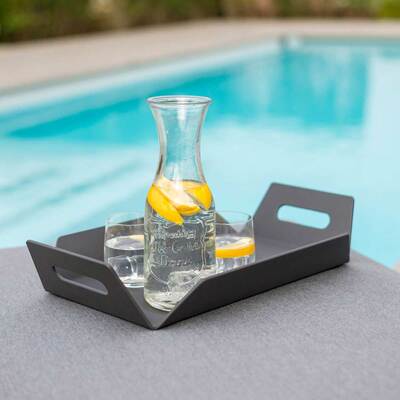 Maze - Aluminium Table Tray - Grey product image