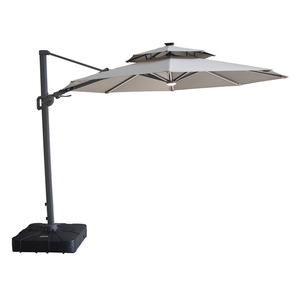 Maze - Apollo LED 3m Round Rotating Cantilever Parasol product image