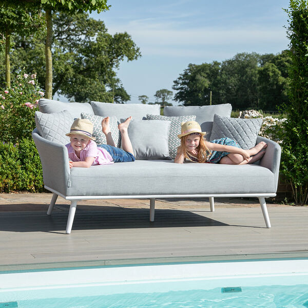 Maze - Outdoor Fabric Ark Daybed - Lead Chine product image