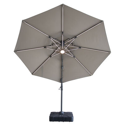 Maze - Apollo LED 3m Round Rotating Cantilever Parasol product image