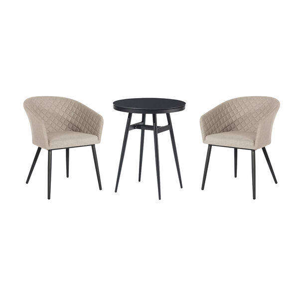 Maze - Outdoor Fabric Ambition 2 Seat Bistro Set - Oatmeal product image