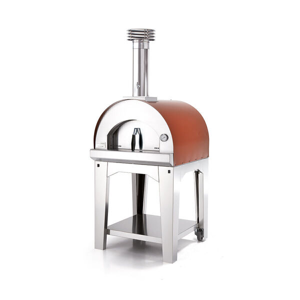 Fontana - Margherita Wood Burning Pizza Oven with Trolley - Rosso product image