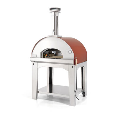 Fontana - Mangiafuoco Wood Burning Pizza Oven with Trolley - Rosso product image