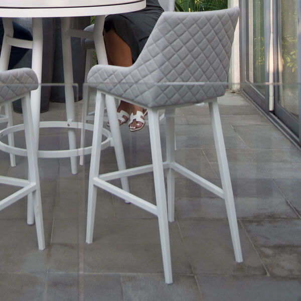 Maze - Outdoor Fabric Regal Bar Stool - Lead Chine product image