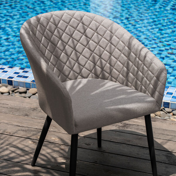 Maze - Outdoor Fabric Ambition 6 Seat Oval Dining Set - Taupe product image