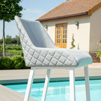 Maze - Outdoor Fabric Regal Bar Stool - Lead Chine product image