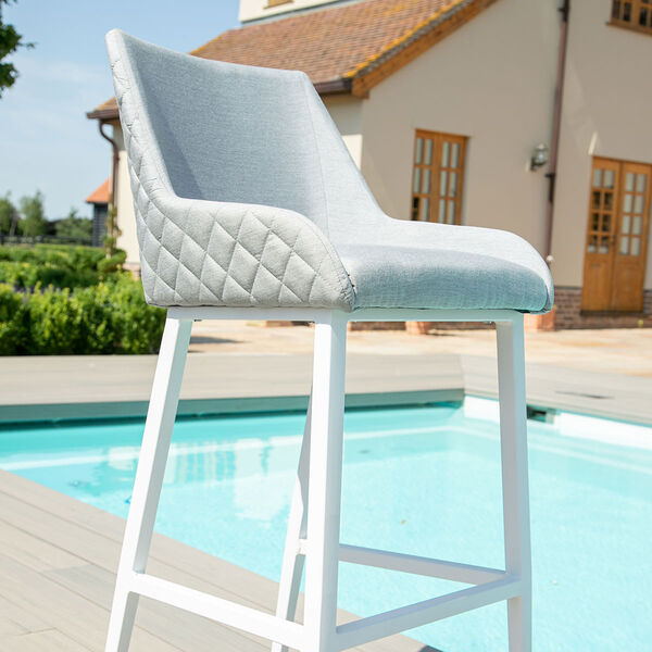 Maze - Outdoor Fabric Regal Bar Stool - Lead Chine product image