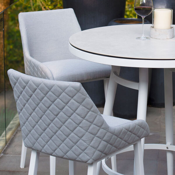 Maze - Outdoor Fabric Regal Bar Stool - Lead Chine product image