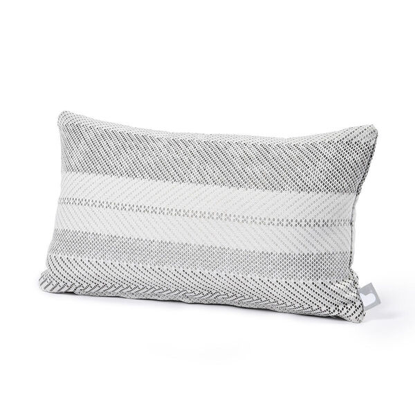 Maze - Pair of Outdoor Bolster Cushions (30x50cm) - Bora Bora Grey product image