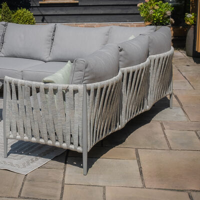 Maze - Milan Rope Weave Small Square Corner with 2 Armchairs product image