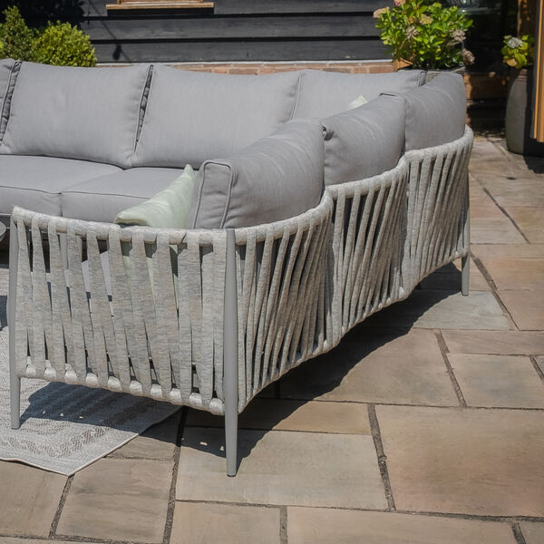 Maze - Milan Rope Weave Small Square Corner with 2 Armchairs product image