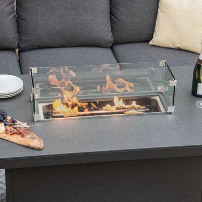 Maze - Aluminium Fire Pit Dining Table product image