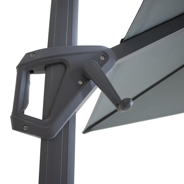 Maze - Helios 3m x 3m Square Rotating Cantilever Parasol with Base - Oil Green product image