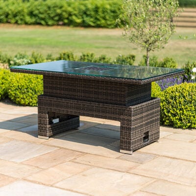 Maze - Rectangular Rattan Rising Table with Ice Bucket product image