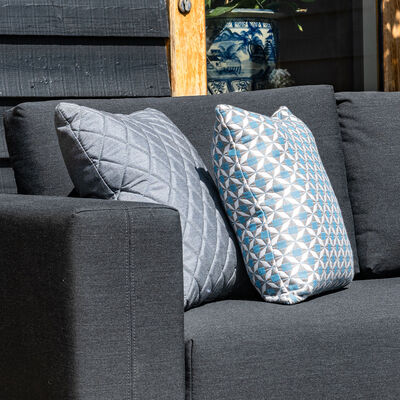 Maze - Pair of Outdoor Sunbrella Fabric Scatter Cushion (43x43cm) - Mosaic Blue product image