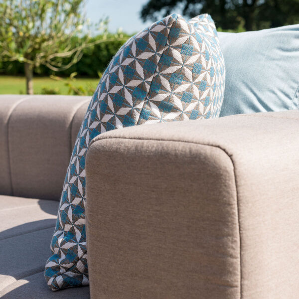 Maze - Pair of Outdoor Sunbrella Fabric Scatter Cushion (43x43cm) - Mosaic Blue product image