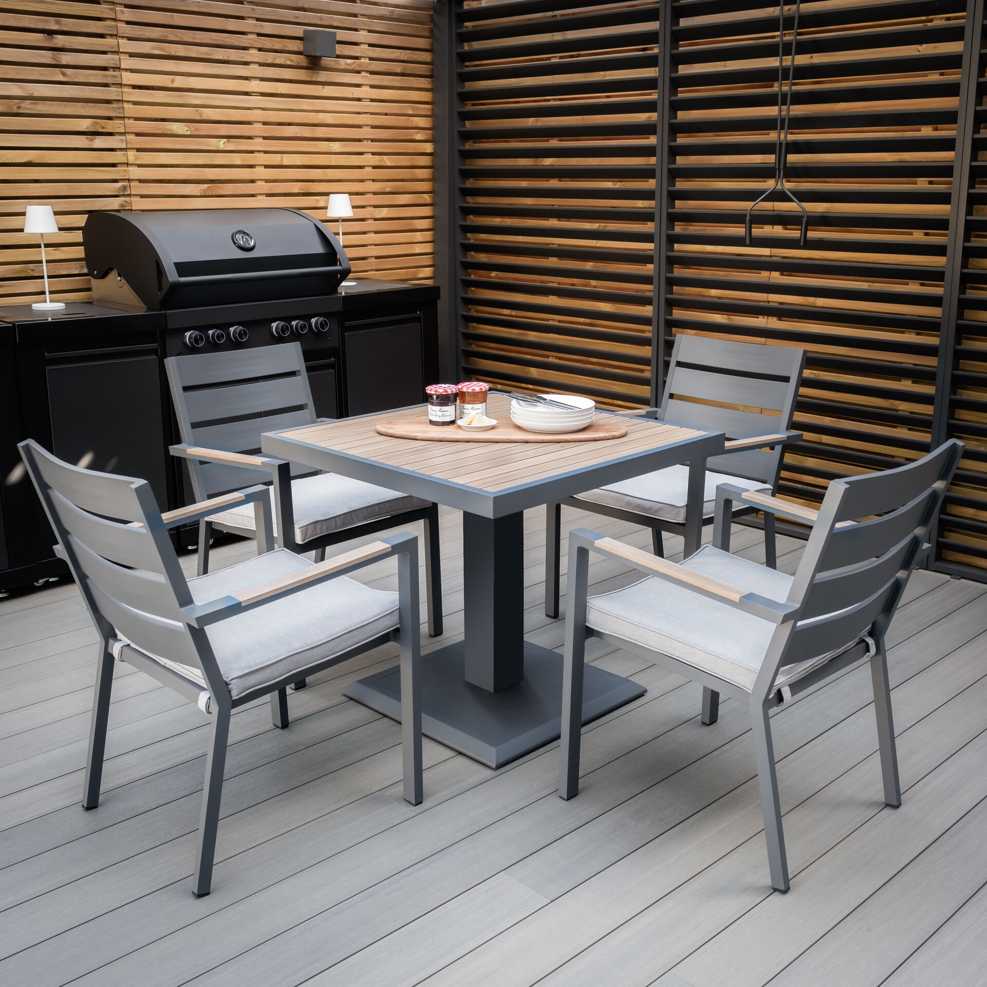 powder coated aluminium garden chairs